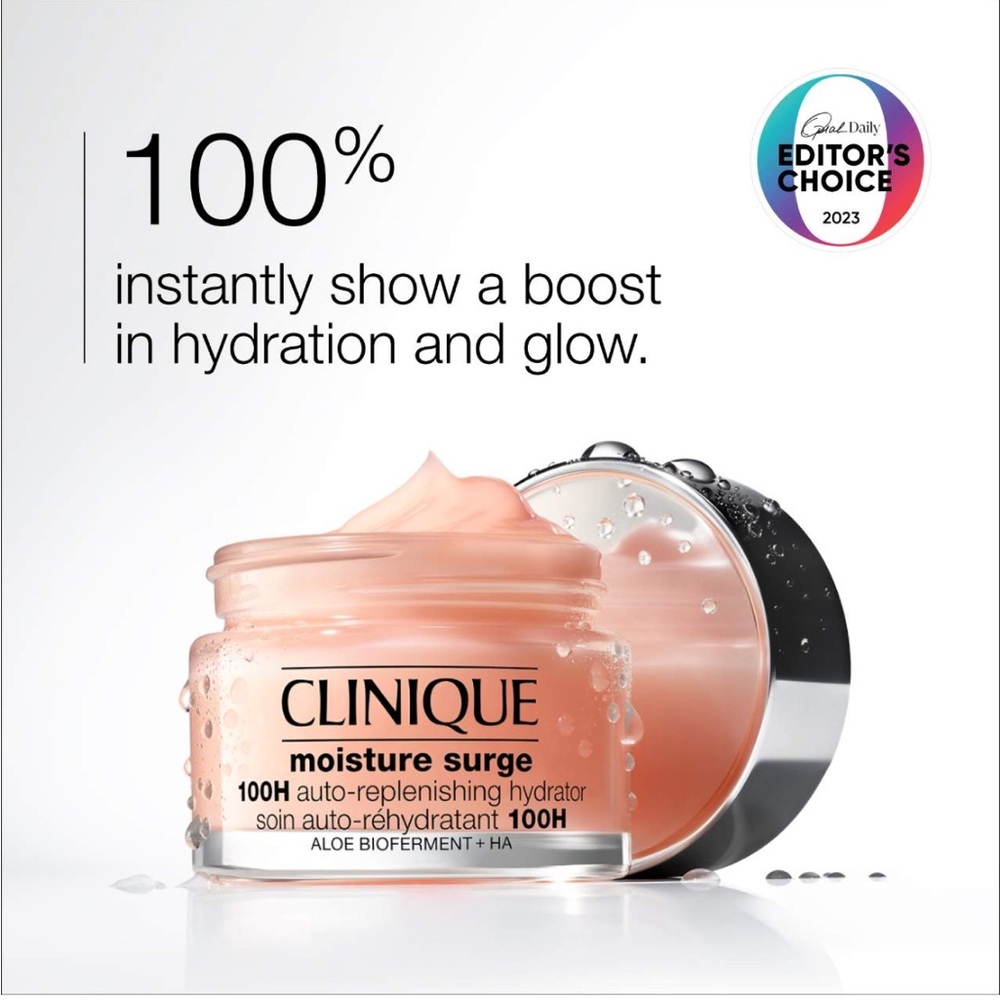 🌸CLINIQUE Moisture Surge 100H Hydrator Gel-Cream Moisturizer 15 mL Mini - Picture 5 of 9